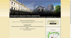 Desktop Screenshot of greendragon-hereford.co.uk