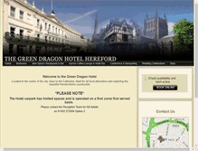 Tablet Screenshot of greendragon-hereford.co.uk